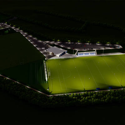 Adding floodlights to our main/training pitch